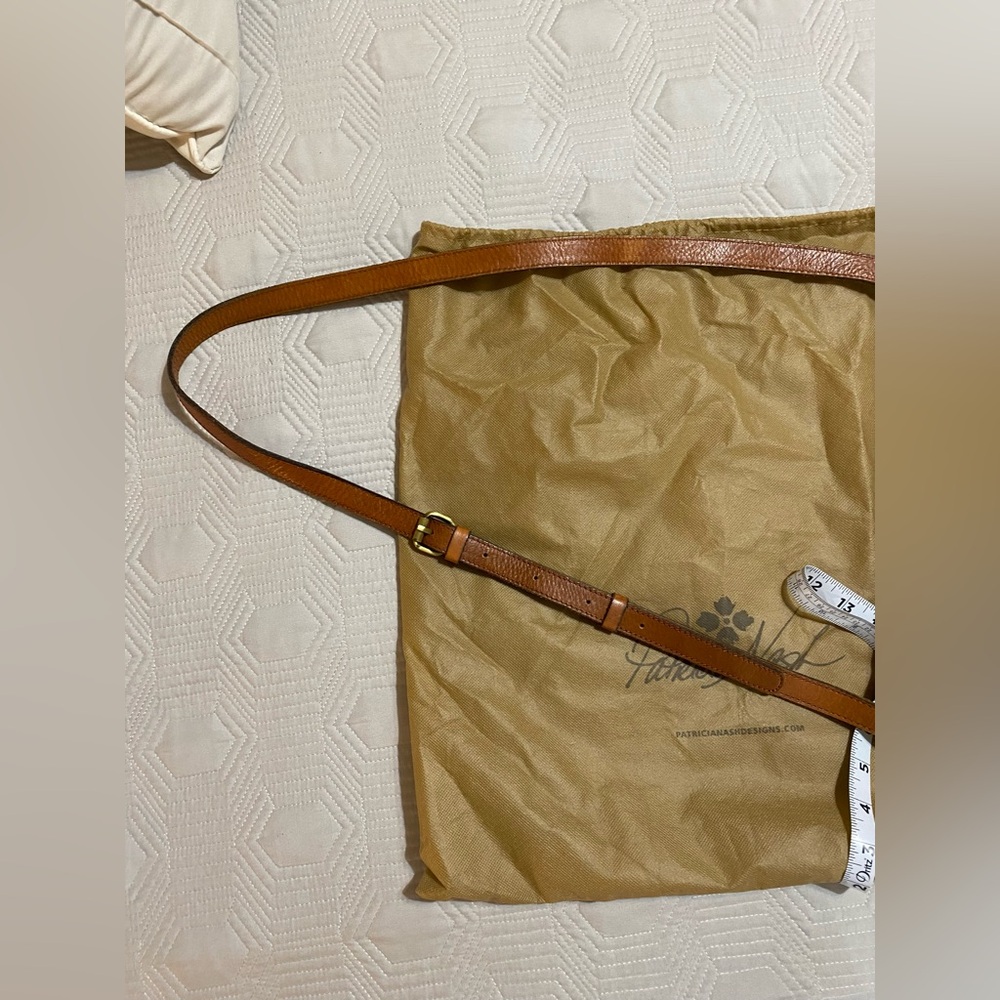 Patricia Nash Boho Brown Leather Crossbody Bag - Picture 13 of 13